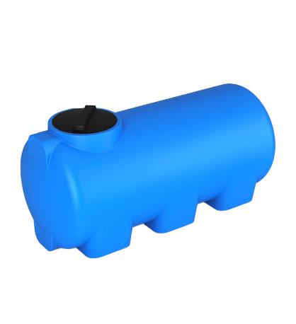 Горизонтальный пластиковый бак для воды Н-500 л